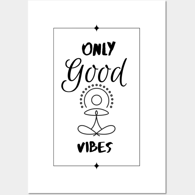 Only good vibes Wall Art by Prettielilpixie